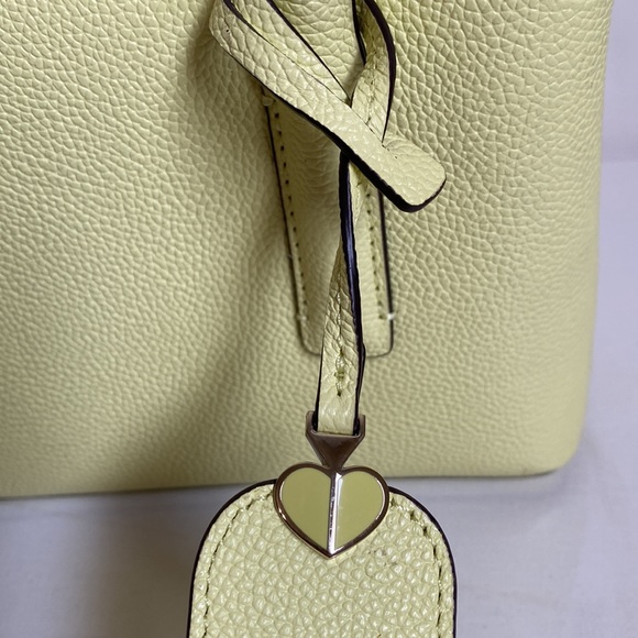 Kate Spade Collection Margaux Mini Satchel Top Handle Bag in Lemon Sorbet - Picture 3 of 11